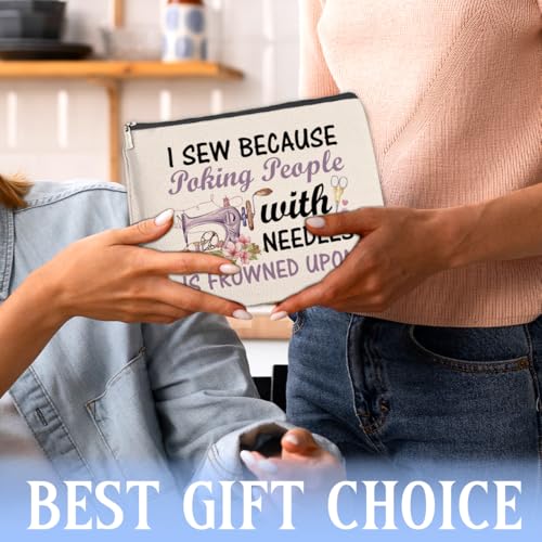 Sewing Gifts Makeup Bag for Quilters Women Sewing Lovers - color: Multicolor A