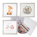 Trimits 3PK Cross Stitch Bundle – Counted Embroidery Kit, Beginner & All Level Starter Set, Complete with Instructions & Thread Children Wall Home DIY Décor –13x13cm– New Baby Boy & Girl Birth Sampler - style: New Baby Boy & Girl Birth Sampler