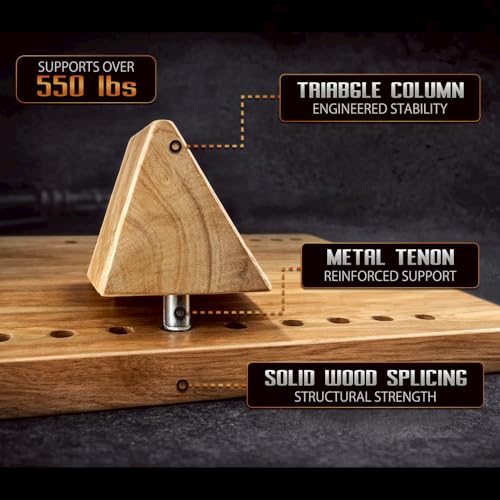 Solid Wooden Slant Board for Calf Stretching, Beginner Incline Board for Home Fitness & Daily Flexibility