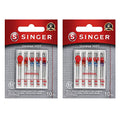 SINGER Universal Regular Point Machine Needles, Assorted Sizes, 20 Count - style: Universal