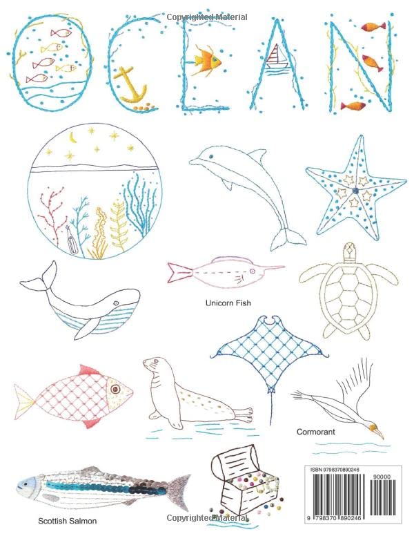Sea Theme Embroidery Patterns (De-ann Black Embroidery Patterns)