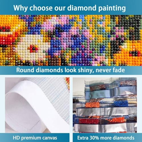 EIBEILI Diamond Art Kits for Adults-6P Wine Cocktail Diamond Painting Kits - color: DP04471