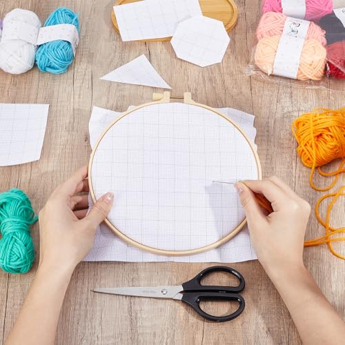 Cross Stitch Fabric 14 Count, 59 by 20 Inch Large Size Cross-Stitch Aida Cloth, Classic Reserve Needlework Fabrics for Embroidery Decoration Crafts DIY
