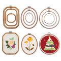 9Pcs Embroidery Hoops,Cross Stitch Frame for Display,Nurge Embroidery Frame