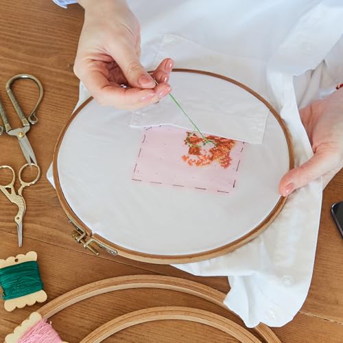 Caydo 3 Pieces Beech Wood Embroidery Hoops Set, 7 Inch to 9 Inch - style: 7-9 Inch