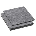 PATIKIL 10x10 Inch Square Grey Felt Furniture Pad, 6Pcs, 3mm Thickness, Soft Adhesive Non-Slip Anti-Scratch Backed - color: Grey, size: 10x10 Inch