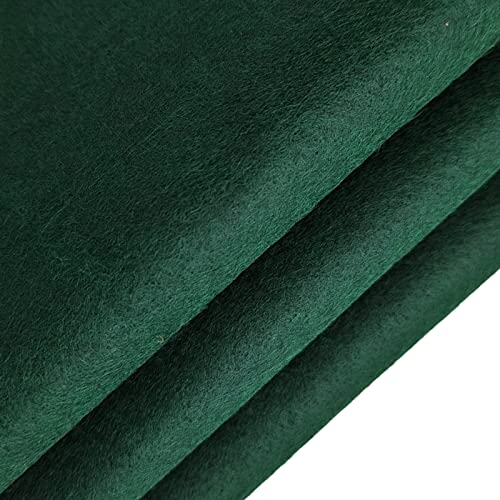Jtnohx Craft Felt Sheets 1 Square Yard Felt Fabric Dark Green 1.4mm - color: Dark Green