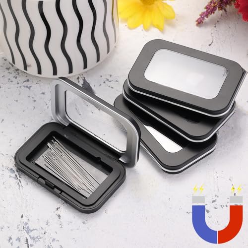 Portable Black Embroidery Needle Storage Case DIY Sewing Tool Accessories (Style 01) - color: Style 01