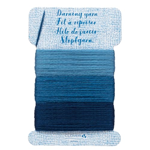 Clover Darning Yarn Denim