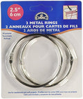 DMC Metal Rings 2.5", 2/Pkg