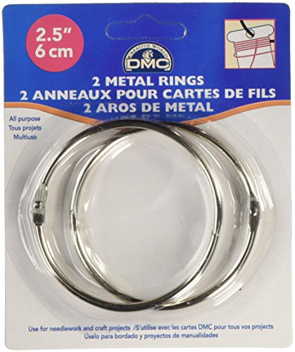 DMC Metal Rings 2.5", 2/Pkg