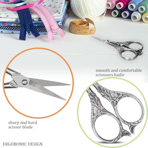 Sewing Embroidery Scissors with Cover Sewing Scissors for Craft - style: Traditional