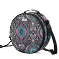 LoDrid Embroidery Bag, Double-Layer Embroidery Project Storage Bag, Totem