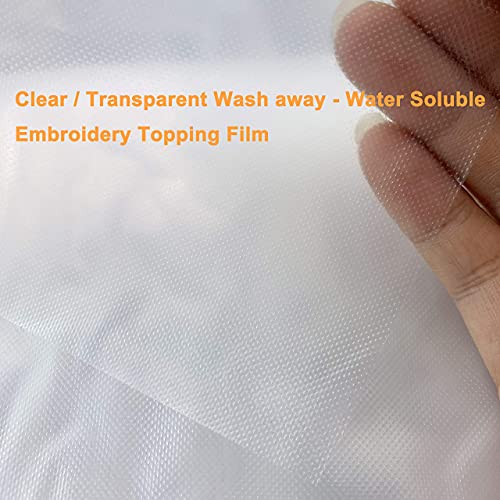 New brothread 10" x 10 Yd Roll Water Soluble Embroidery Topping Film - size: 10" x 10Yd/roll