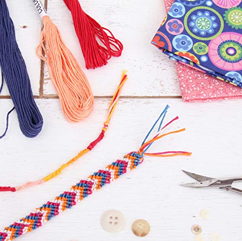 12 Skeins ThreadArt Cotton Embroidery Floss, Aqua - color: Aqua