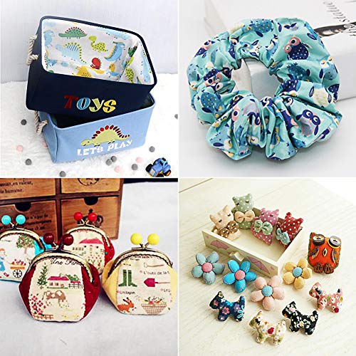 Fabric, 8 pcs/lot Fat Quarter Fabric Bundles Top Cotton 19.69"x19.69" (50 x 50cm) Quilting Cotton Craft, Pre-Cut Squares Sheets for Patchwork Sewing Quilting Crafting, Bright Solid Color. - color: M-5