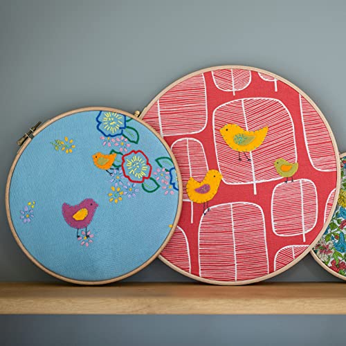 Caydo 12 Pieces 9 Inch Embroidery Hoops Bulk, Adjustable Cross Stitch Hoop - style: 9 Inch
