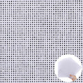 Knitgrip 8 Pack 8 x 8 Inches Needlepoint Canvas 18 Mesh Blank White Canvas Pure Cotton Needlepoint Mesh Twist Interlock for Embroidery DIY Knit Crochet Projects Make Dividers - size: 8 x 8 Inches