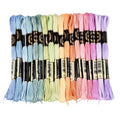 18 Skeins 157.5 Yards Variegated Embroidery Thread for Sewing - color: Candy Color