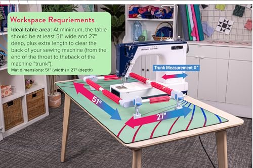 Table Top Hoop Quilting Frames | Hoop Quilting Frames for Domestic Machines (Hummingbird) - style: hummingbir