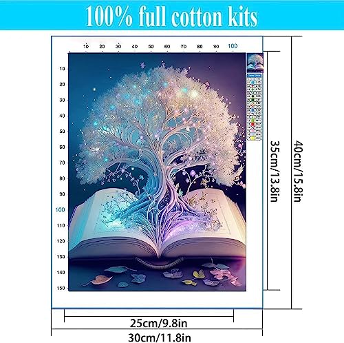 Tiwabb Tree of Life Stamped Cross Stitch Kits for Adults Beginners - color: Tree of Life-1