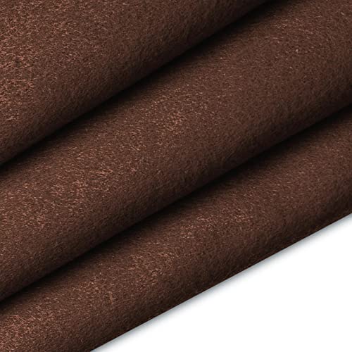 Jtnohx Color Felt Sheets 1 Square Yard Craft Felt Fabric Brown 1.4mm - color: Brown