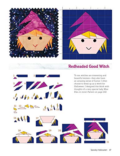 Sewing Scrap Blocks with Character (Landauer) 60 Fresh, Modern Patchwork Patterns for Quilters - Step-by-Step Instructions for Baby Dragons, Raccoons, Elephants, Lions, Bunnies, Foxes, and More