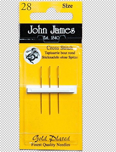 Gold Tapestry Needles, Bundle: Sizes 24, 26 & 28 (3 needles each pack)