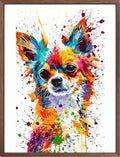 Leczany Cross Stitch Stamped 11CT 3 Strands Kits for Adults Beginners Patterns Craft Kit Needlepoint Full Range of Embroidery Kits DIY Starter | Colorful Dog 15.8×20.9 inches - color: 11CT Stamped kits, Colorful Dog 15.8×20.9 inches