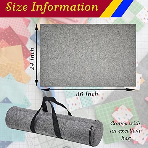 Wool Pressing Pad - 36" x 24" Quilting Ironing Pad by Savina - Take Your Quilting or Other Textile Craft to The Next Level with Professional Results - size: 36" x 24"