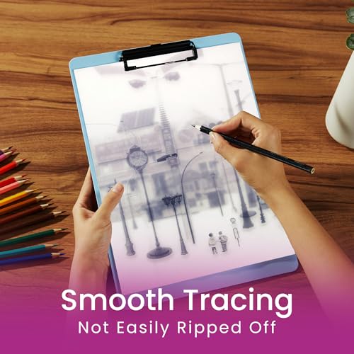 Tracing Paper 9x12 in, 50 Sheets, Transparent Sketch Paper 63gsm - size: 9" x 12" (50 Sheet)