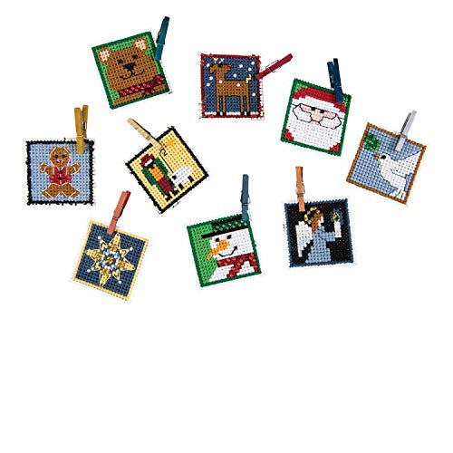 Advent Trilogy Set One Beaded Counted Cross Stitch Ornaments Kit 2019 Mill Hill MH191911