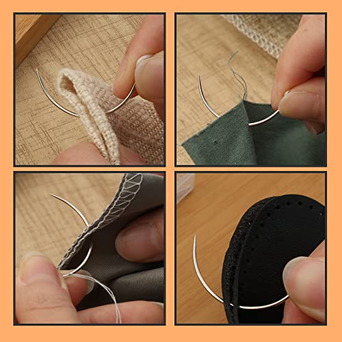 Curved Needles, 50 PCS Curved Sewing Needles, Curved Upholstery Needle - style: 50 PCS A