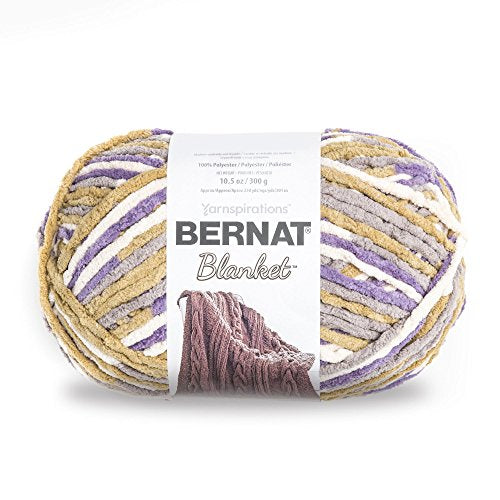 Bernat Blanket Yarn, Lilac Bush - color: Lilac Bush, size: 1 Pack