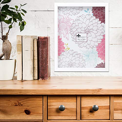 Lawrence Frames Shadow Box Frame, 11x14, White - 785211 - color: White, size: 11 x 14 inches