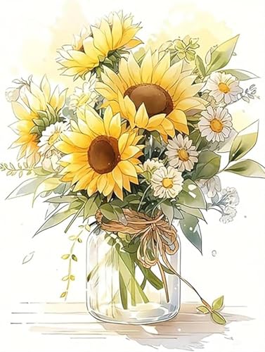 MYBISYMQQ Stamped Cross Stitch Kits - Flower Embroidery Starter Kit for Adult Beginners, Cross Stitch Kits Embroidery Kit Arts and Crafts for Beginners,Crafts for Home Wall Decor 15.7x11.8 inches - color: D063