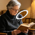 6X Hands Free Magnifying Glass with Light for Close Work, Neck Magnifier