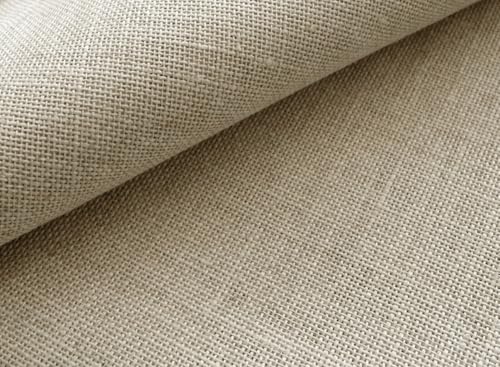 Linen Evenweave for Embroidery 25ct Dublin, Natural Raw 52 - color: Natural Raw 52