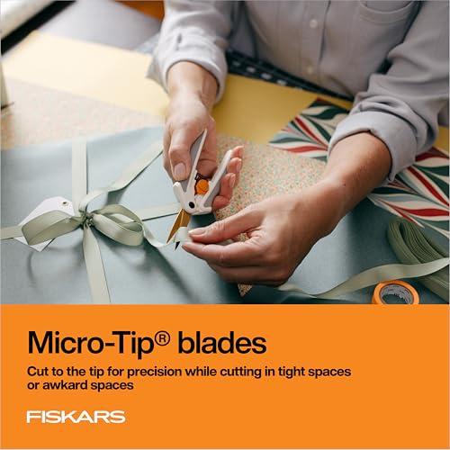 Fiskars 6" Easy Action Micro-Tip Titanium Detail Fabric Scissors - style: Micro-Tip Titanium Easy Action