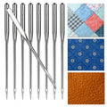 100 Pcs Universal Size 90/14 Sewing Machine Needles, Heavy Duty Sewing Machine Needles for Embroidery Leather Jeans, Compatible with Kind of Home Sewing Machine - style: 100pcs