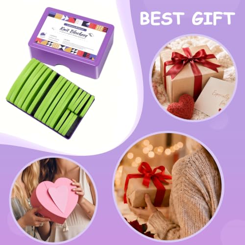 20Pcs Knit Blockers Pins Kit, Knit Blocking Combs for Crochet Knitting Blocking Board Mats, Crochet Blocking Pins for Crochet Projects Sewing Lace Needlework Projects Tool-Green - color: Green