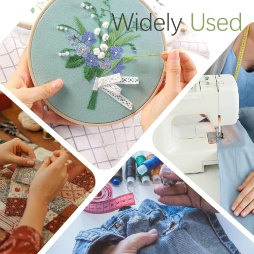 100pcs Bobbin Threads Kits, 400yard Per Polyester Thread Spool Set Matching Prewound Bobbin Thread, Spool Organizers, Needles and Needle Threaders for Hand, Embroidery, Sewing Machines and DIY Crafts
