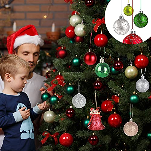 Shappy 1000 Pcs Christmas Ornament Hooks, Gold, Silver, Red, Green - color: Gold, Silver, Red, Green