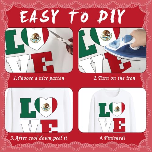 30 Pcs Mexico Independence Day DTF Transfers Ready to Press - style: Mexican Independence Day