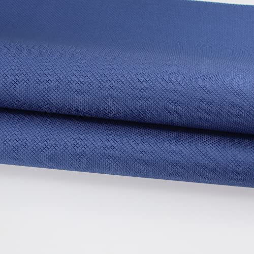 KCS 59" x 1 Yard 14ct Counted Cotton Aida Cloth Cross Stitch Fabric (Jeans Blue) - color: Jeans Blue
