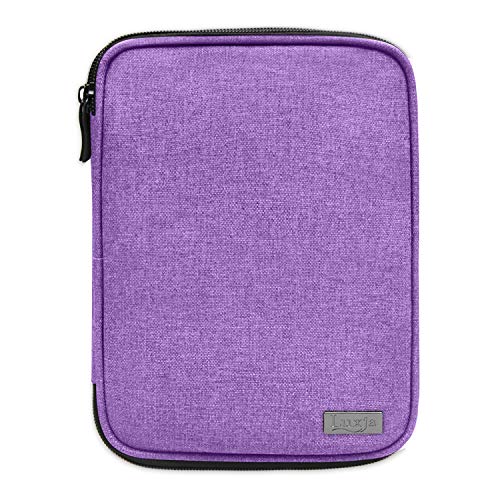 LUXJA 8 Inches Knitting Needles Storage Case, Purple