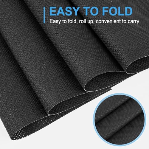 6 PCS Cross Stitch Aida Fabric 14 Count, 18 by 12 Inch, Classic Reserve Cross Stitch Aida Cloth for Home DIY Embroidery Decoration, Black - color: Black, size: 14 CT 18 x 12In (6 PCS)