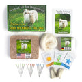 Needle Felting Kit, Basic Tools with 15 Groz-Beckert Needles, Pad & Case