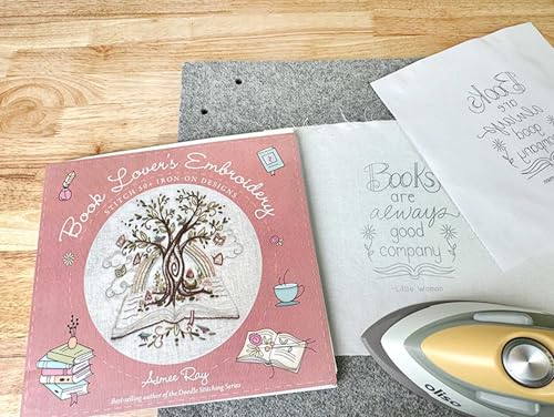 Book Lover's Embroidery: Stitch 50+ Iron-on Designs