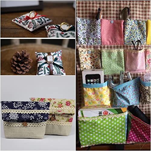 Charm Packs Fabric for Quilting 42Pcs 5'' Precut Fabric Quilt Squares Cotton Bundles for Sewing Floral Printed Squares - size: 5 x 5 Inch